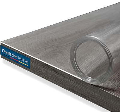 TEXMAXX pellicola trasparente per tavolo 2 mm con bordo dritto