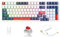 ATTACK SHARK K98 100 Tasti Tastiera da Gioco Meccanica Bianca Blu Sostituibile a Caldo, BT5.0/2.4G/USB C a Spirale, Batteria da 3000 mAh, Illuminazione RGB Programmabile, Interruttore Rosso