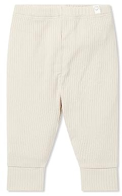 MORI Unisex Harem Pants in Ribbed Organic Cotton & Bamboo, 12-18 Months