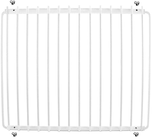 SPARES2GO Kühlschrank-Regal, kompatibel mit Electrolux Kühl-/Gefrierschrank, verstellbar, weiß, kunststoffbeschichtet, ausziehbare Arme (klein, 360 mm – 560 mm x 320 mm)