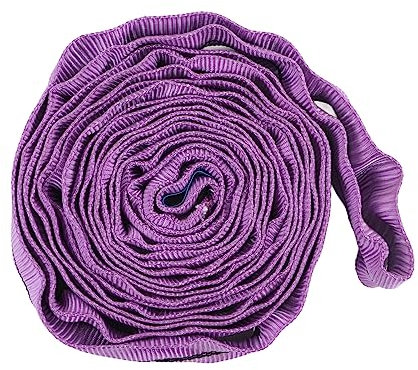 Imbracatura di Sollevamento Per Oggetti Pesanti di Sollevamento, Cinghia di Sollevamento Rotonda Senza Fine in Poliestere Cinghia di Sollevamento in Poliestere 1T Viola Per Il Trasporto