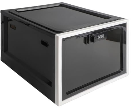 YHANEC Lockable Storage Box, Medicine Lock Box, Premium Material lock Storage Bin Container for Refrigerator Kitchen Home Safety, Fridge Safe Organiser