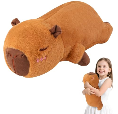 Kawaii Peluche Capybara Geante 45CM Poupée en Peluche Capybara Cadeau
