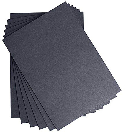 House of Card & Paper A3 210 GSM Card - Black (Pack of 50 Sheets), HCP137