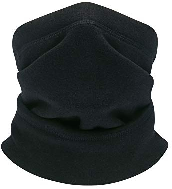 TAGVO Thermo Fleece Halswärmer, Winter Fleece Futter Nackenwärmer Schal, Elastische Halsmanschette, Winddichter Ski Halswärmer, Sturmhaubenmaske für Damen und Herren - Universalgröße