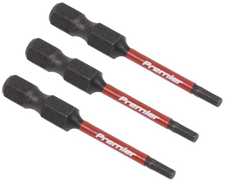 Hex 2.5mm Impact Power Tool Bits 50mm - 3pc