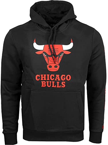 New Era NBA Fleece Hoody - Vertical Chicago Bulls - S