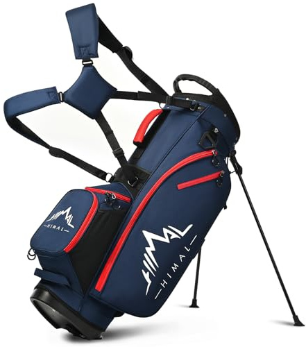 GoHimal 14-Way Golf Stand Bag, Golf Bag with Stand - Lightweight Durable Club Bag for Men & Women