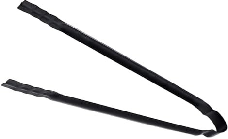 Baoblaze Pinces à Charbon de Bois pour Barbecue, Pince Bbq, Pince à Barbecue, Accessoire Barbecue, Pinces pour Gril En Métal pour Cheminée de Cuisine Intérieure, Pince à Charbon Multifonction, 30cm