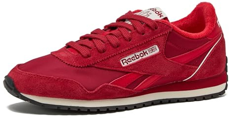 Reebok Women's Classic AZ Legacy Sneakers for Women, Casual Athletic Womens Shoes, Red/Red/White, 8.5