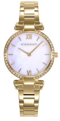 Viceroy Reloj Analógico Mujer de Acero Inoxidable - 32 mm - Movimiento de Cuarzo - 42446