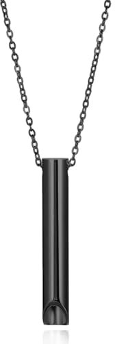BinXiaoQin Rauchentwöhnung Hilfsmittel,V2 Halskette Rauchfrei Original,Raucherentwöhnung Rauchen Aufhören Kette,Anti Raucher Pfeife Atemkette,Breathing Necklace Für Panikattacken Anxiety