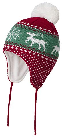 YAMEE Bonnet Bébé Fille Garcon,Bonnets d'hiver Enfant,Casquette bébé avec Oreillettes,Cagoule Ski Chapeau Chaud doublée en Polaire 0-5ans