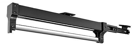 Ausziehbare Kleiderstange zum Herausziehen der Kleiderbügel Verstellbarer Kleiderschrank Teleskopstange Kleiderstange (397mm, Schwarz)