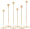 XINGGANG Bougeoirs Détenteurs 6 Pcs Différentes Tailles, 33/28 / 24cm Chandelier Candélabres Decoration Table pour Saint Valentin De Noël Mariage Cérémonie Anniversaire