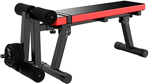 Hantelbank, Fitnessstudio, Hantelbank, zusammenklappbare Hantelbank – funktionelles Sit-up-Brett, zusammenklappbare Hantelbank, Vogel-Flachbank, Hantelbank