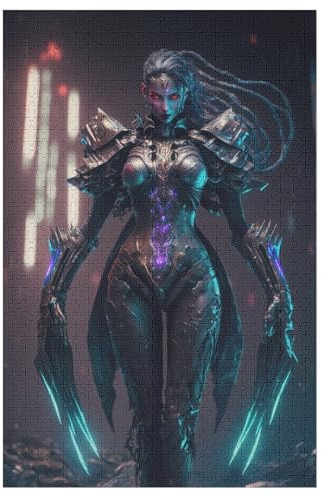 Puzzles Für Erwachsene, Cyborg, 1000-teilige Puzzles Für Erwachsene Und Kinder Ab 12 Jahren, Holzpuzzles Für Die Heimdekoration, （78×53cm）