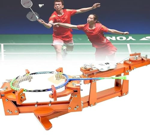 TREEYX Badminton Racket String Machine, Racket Stringing Machine, 6-Point Fixed 60lb Badminton String Machine/Digital Display, Squash