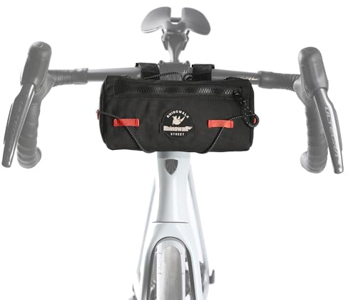 Rhinowalk Bike Handlebar Bag Bicycle Front Bag Storage Small Pouch with Shoulder Strap for Urban Cycling
