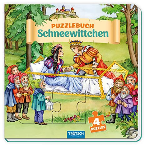 Trötsch Pappenbuch Puzzlebuch Schneewittchen: Beschäftigungsbuch Entdeckerbuch Puzzlebuch
