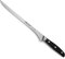 Arcos Cuchillo Tallado Acero Inoxidable. Cuchillo para Cortar Jamón y Carne. Mango Ergonómico Polioximetileno y Hoja 250mm. Serie Manhattan. Color Negro.
