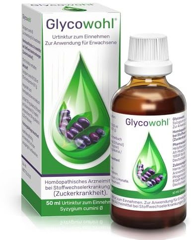 GLYCOWOHL Herbal Drops for Diabetes and Blood Sugar Control, 50 ml Lösung