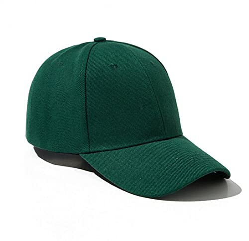 Boolavard - Gorra de béisbol, talla ajustable, para entrenamiento en carrera y actividades al aire libre en todas las estaciones, verde, Talla única