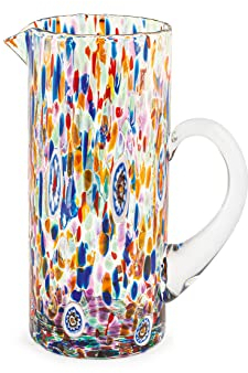 H&h Veneziano Glaskrug, mehrfarbig, 1,3 l