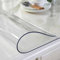 Artwelt Tischdecke Transparent Tischfolie 2.0mm Glasklar Folie Tischschutz Wasserdicht Abwaschbar Polyvinylchloride Folie Wunschmaß Fettdicht Tischschutzfolie (160cm X 120cm)