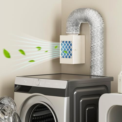 HG Power Metal Indoor Dryer Vent Kit, Dryer Vent Box, Safety Vent Flap