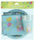 Tilz Easter Party Tableware - 25 Pcs Set - 6 Easter Bunny Plates, 6 Cups, 12 Napkins, 1 Table Cover - Blue