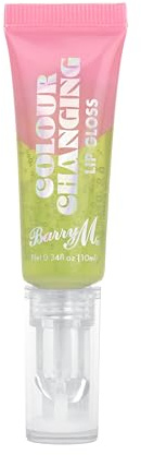 Barry M Colour Changing Lip Gloss, Genie, Green to Pink, 10ml