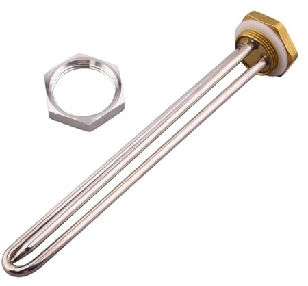 Calentador De Agua De 220 V Con Sonda De Tubo DN32/1,25, Resistencia De Inmersión De 1 KW, 1,5 KW Y 2 KW.(With Locknut,2kw)