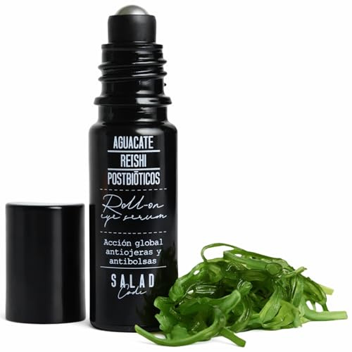 SALAD CODE Contorno de Ojos Roll-On 10 ml | 98,7% Natural | Antibolsas Efecto Frío Mirada Cansada | Sérum Antiojeras | Beauty Shortlist 2026