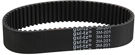 sourcing map HTD3M 67 Zähne Motor Zahnriemen Gummi 201mm Umfang 15mm Breite