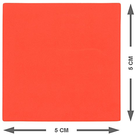 25 Magnete Wiederbeschreibbar 5 x 5 cm für Magnettafeln, Kühlschränke, Plantafeln und Whiteboards Haftnotizen leicht abnehmbar und wiederverwendbar. Auch für Agile, Scrum, Kanban oder Lean. (Rot)