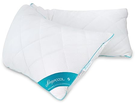 SleepCOOL Seitenschläferkissen mit Kühleffekt 40x145cm, Cool.Wave - Premium Körperkissen, Body Pillow, Stillkissen, Füllung anpassbar, Ökotex, Waschbar