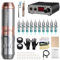 STIGMA Kit de Tatuaje Completo Rotativa Pluma Maquina para Tatuar 10 Colores Tintas, Fuente de Alimentacion Digital 10pcs Cartuchos de Tatuaje y Instruccion STP35KITP192-7