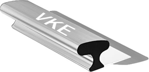 VKE Llana Para Alisar Paredes con Palo Telescópico 2,1m y Mango ergonómico, Espatulas Pladur kit,espátula multifunción, rectas/curvas, para enlucir (Rasador de superficie de 30 cm)