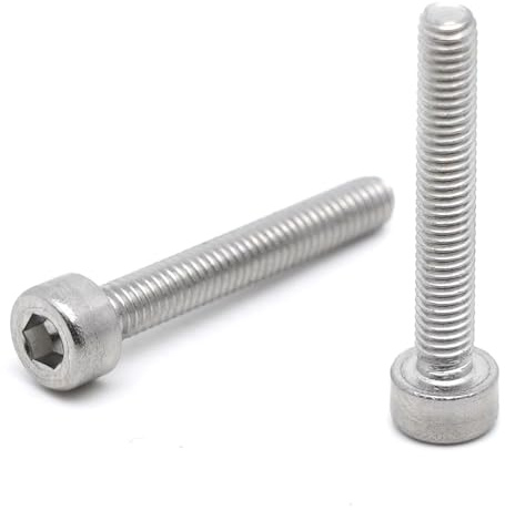 20 x CHC-skruvar M3 x 20 mm i rostfritt stål - BTR-skruvar i rostfritt stål A2 sexkantiga ihåliga cylindriska huvuden - DIN 912 runt huvud för bricka och mutter