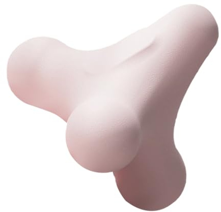 Beatifufu Fascia Massage Ball Set Four-Corner Muscle Relaxation Balls Portable Nordic Pink for Neck Shoulder Back Pain Relief Fitness Therapy at Home
