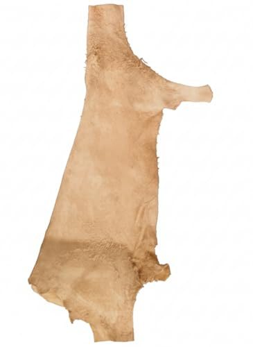 Sac à cornemuse en cuir de chèvre naturel fabriqué à la main, 85 cm × 24 cm, design traditionnel