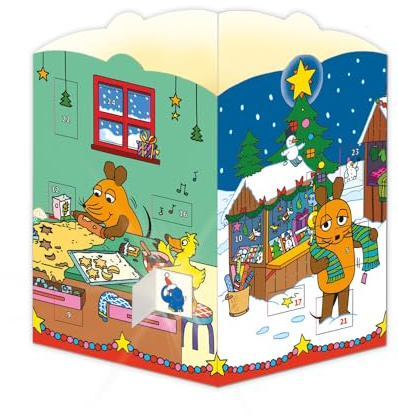Trötsch Die Maus Windlicht Adventskalender: Karte Weihnachtskarte