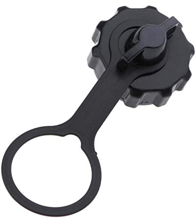 Toygogo Φ 55mm Tankdeckel Tankverschluss aus Hochwertigem Kunststoff, fit für Yamaha 4-6PS Außenborder Motoren, Schwarz