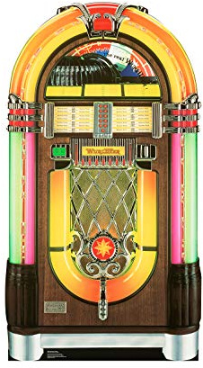 Cardboard People Wurlitzer Jukebox Life Size Cardboard Cutout Standup