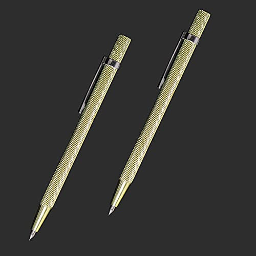 Lot de 2 outils à tracer en carbure de tungstène avec pointe gravée pour carrelage, verre, bois, céramique, métal, or, soudure