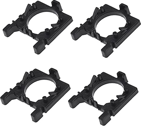 eMagTech 4 Stück H7 LED Scheinwerferlampe Halter Adapter Halterung Vorne Scheinwerfer Birne Ersatzteile Kompatibel mit Ford Focus