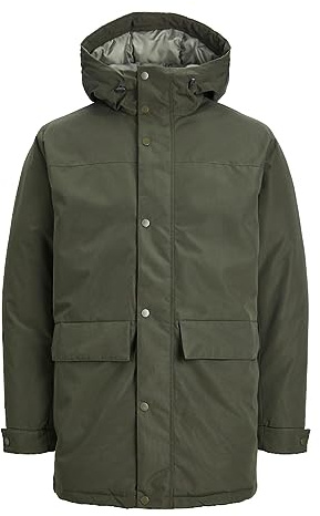 JACK & JONES Jjchamp - Parka para hombre, Rosin., S