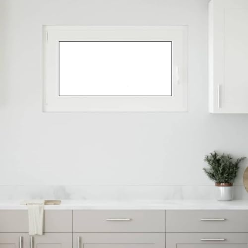 Genérico Finestra Seminterrato RISOR 100x60 cm Anta Ribalta DIN Sinistra,Bianco,19.5kg,4108323