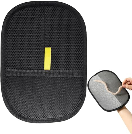 Maltvie Pet Hair Remover Glove, Grooming Mitt for Dogs and Cats, Reusable Static Fabric Tool for Furniture, Sofas, Carpets, and Clothes